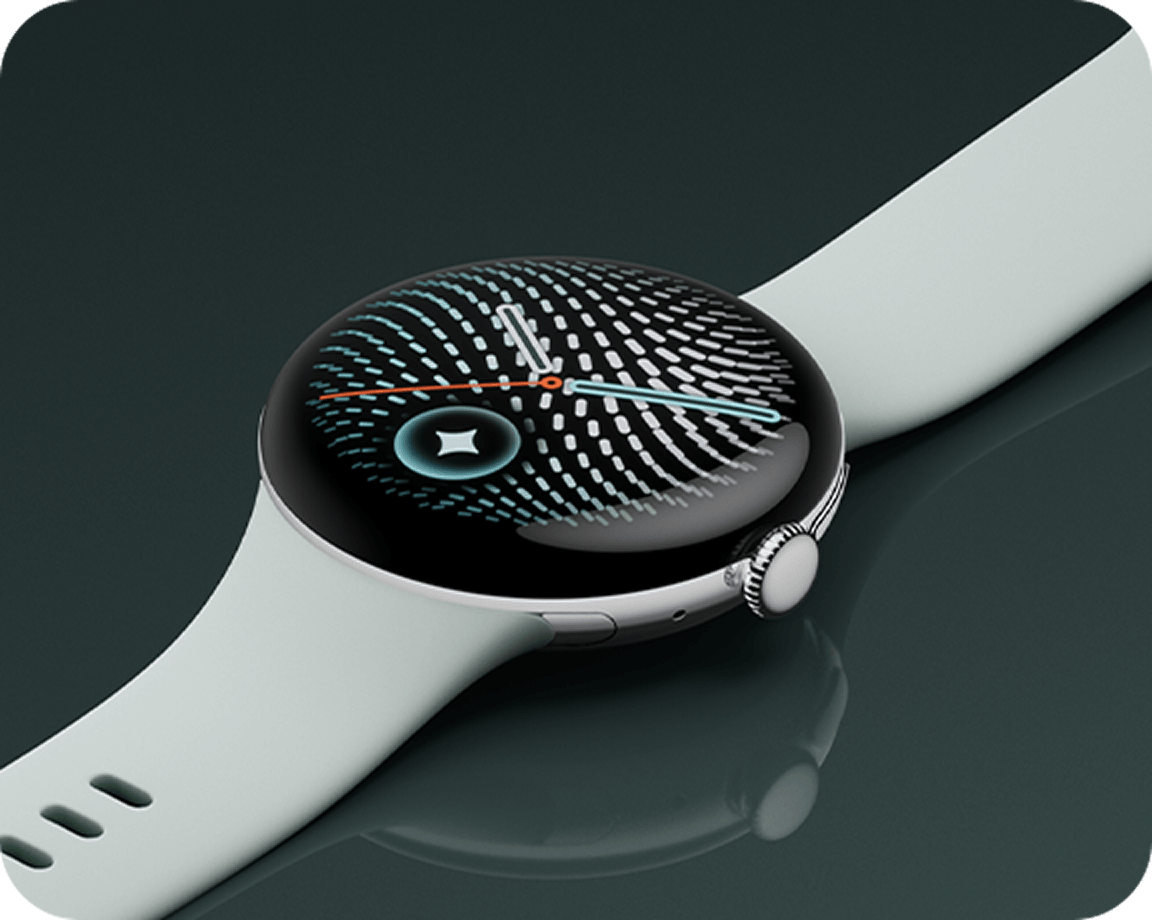Image of the Pixel Watch 5 in Fog.
