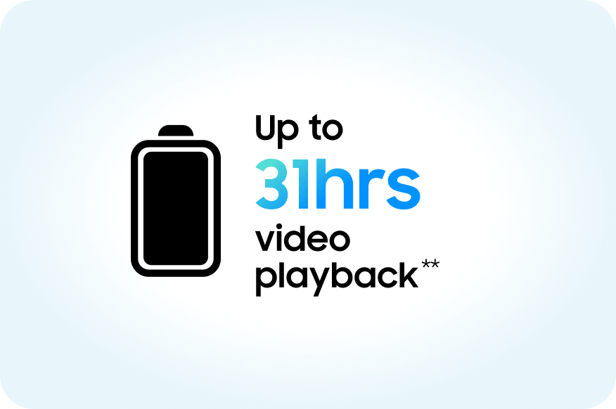 up to 31hrs longer video playback